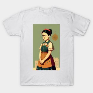 Young Frida: Childhood Portrait T-Shirt